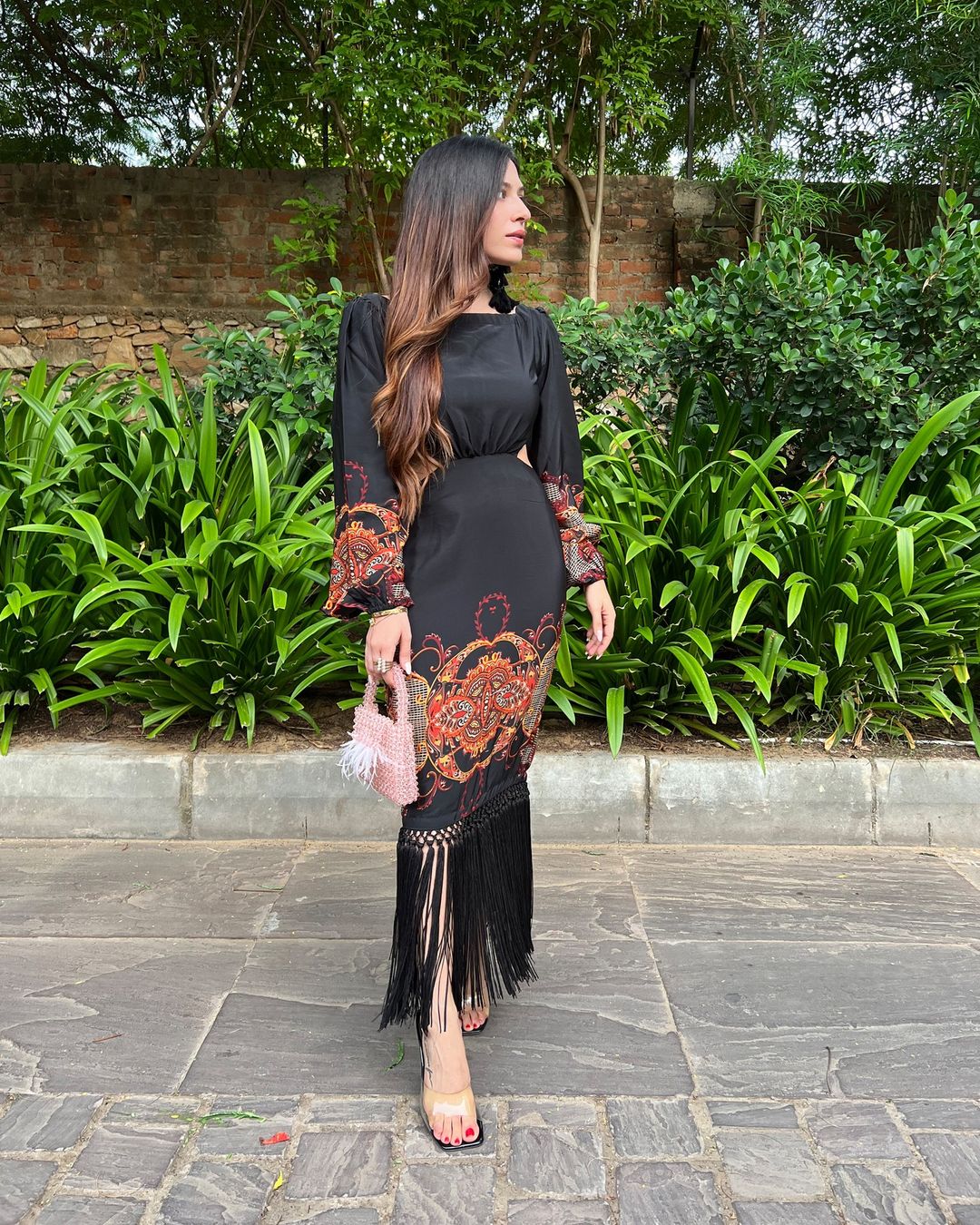 BAROQUE CUT OUT DRESS - Image 10