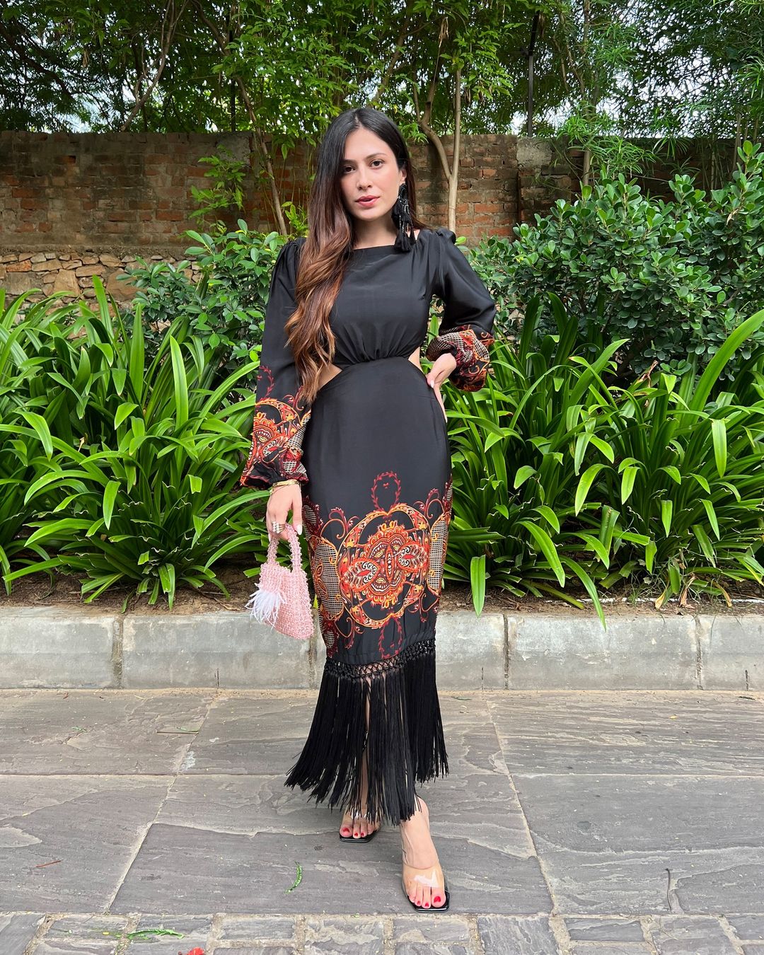 BAROQUE CUT OUT DRESS - Image 11