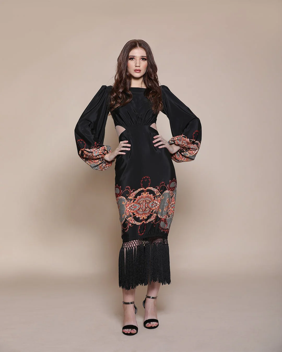 BAROQUE CUT OUT DRESS - Image 13