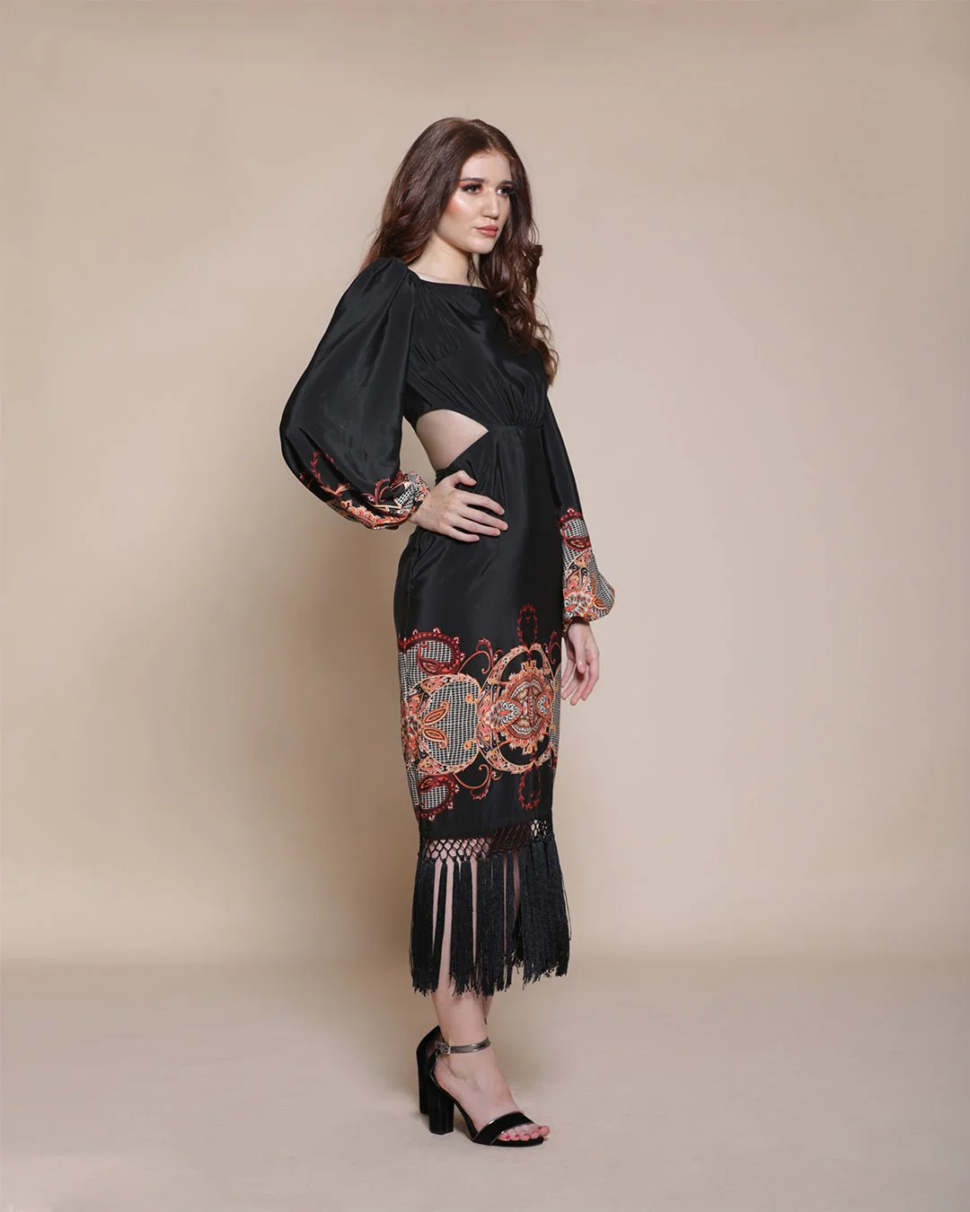 BAROQUE CUT OUT DRESS - Image 15