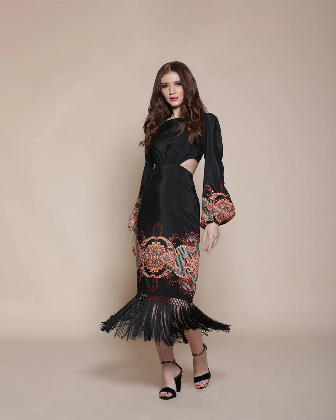 BAROQUE CUT OUT DRESS - Image 3