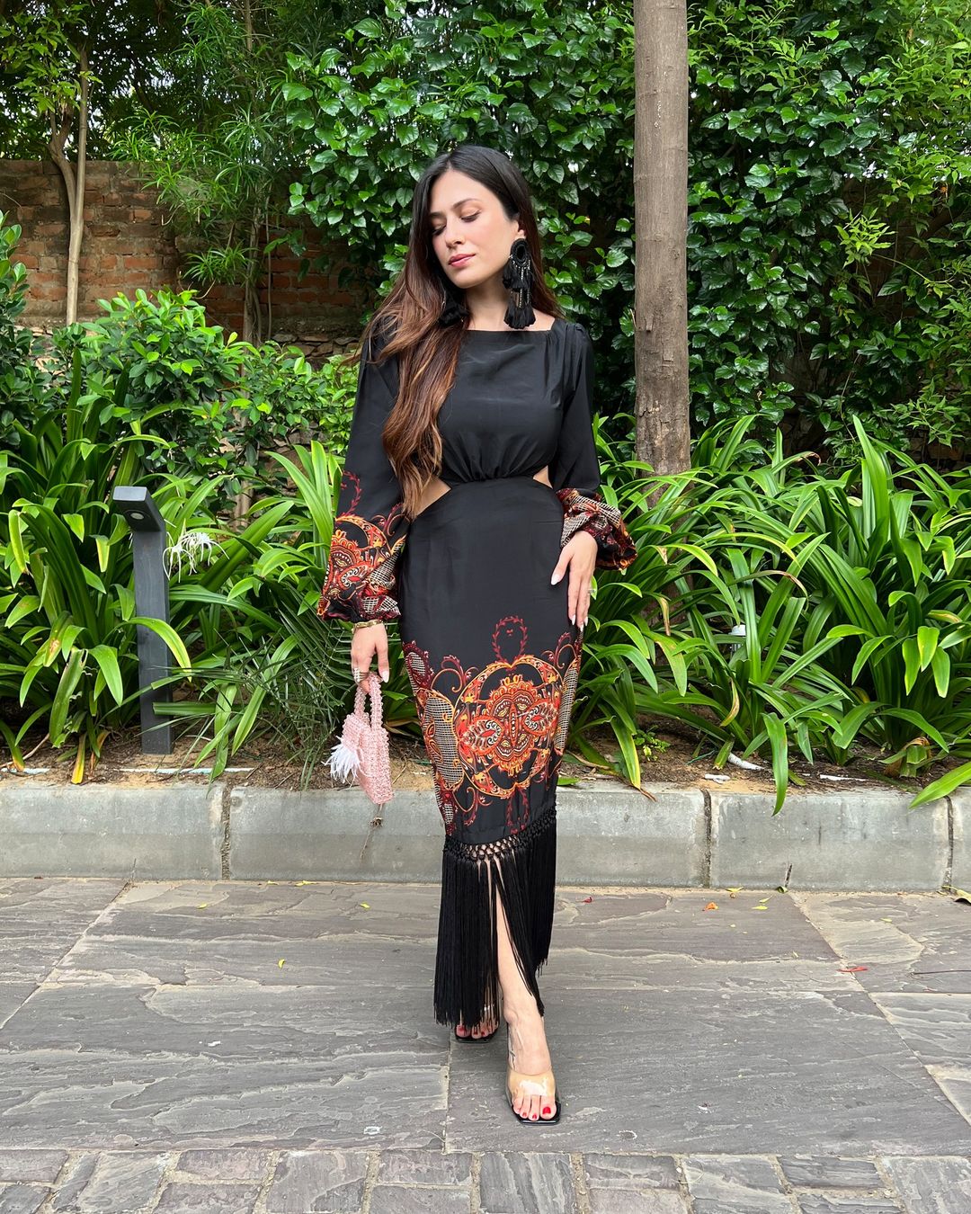 BAROQUE CUT OUT DRESS - Image 6