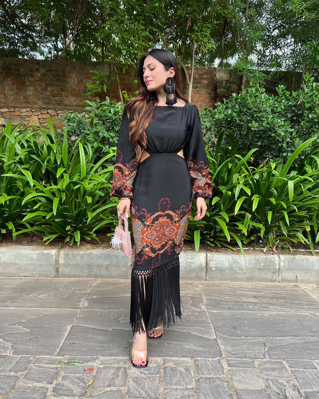 BAROQUE CUT OUT DRESS - Image 8