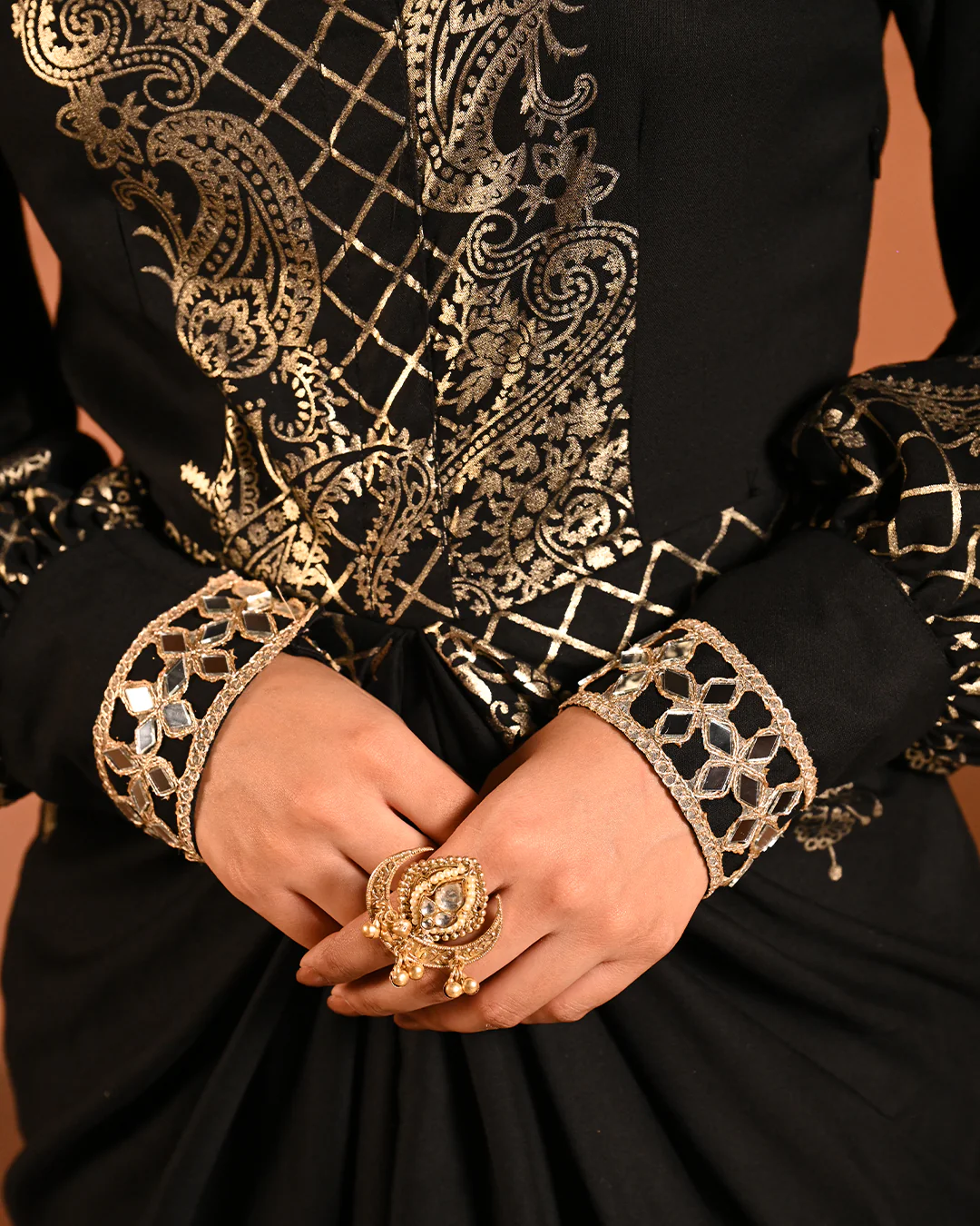 Black Noor Shirtdress - Image 7