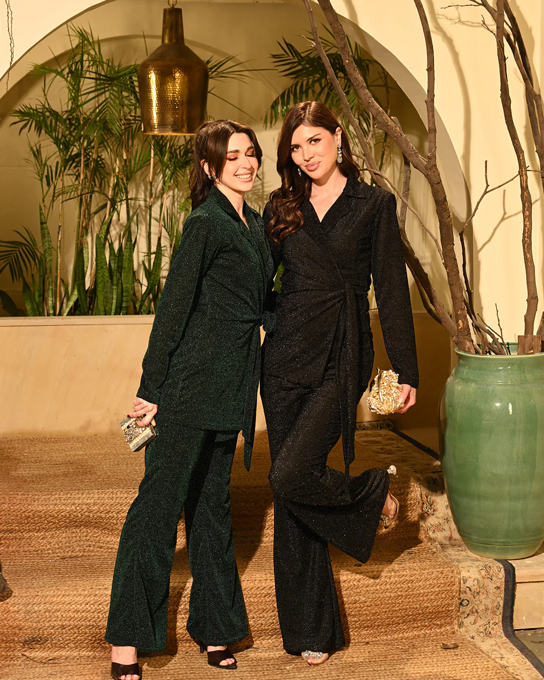 Black Shimmer Blazer set - Image 5