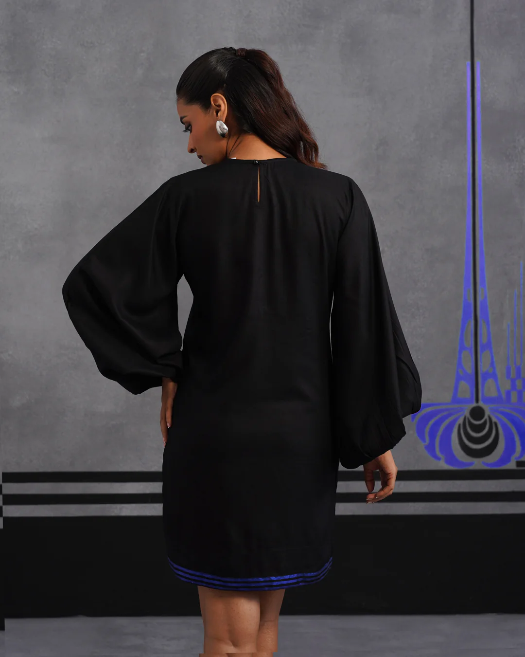Blue Amaira Dress - Image 5