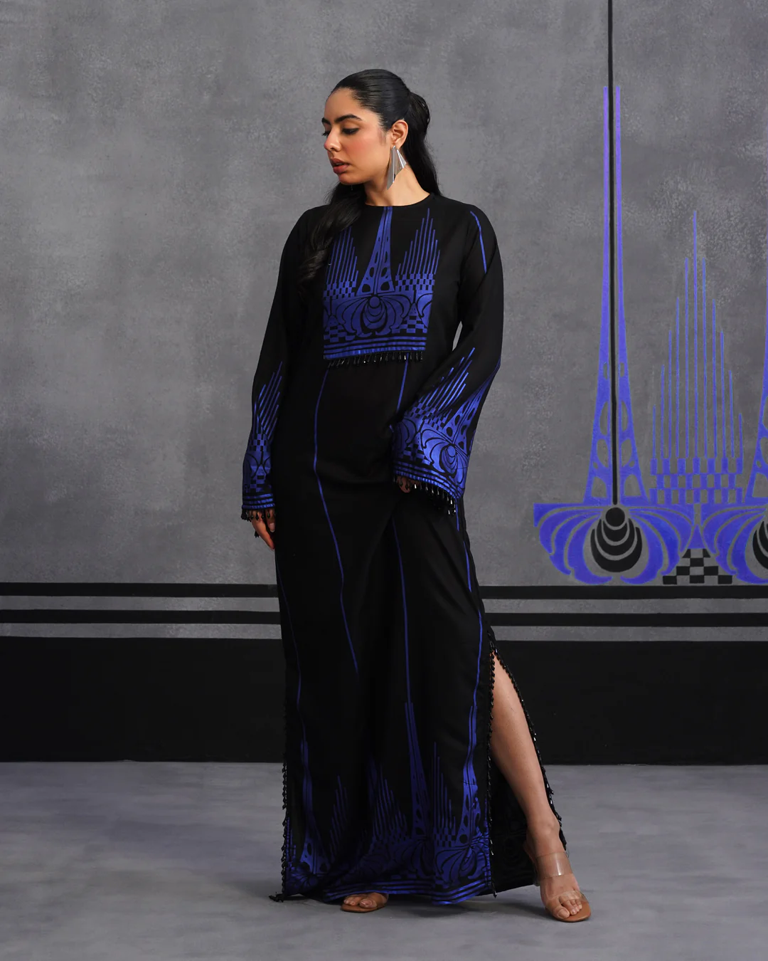 Blue Oshin kaftan