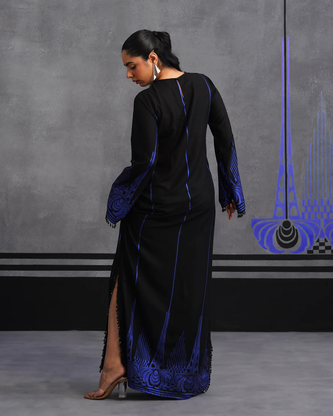 Blue Oshin kaftan - Image 3