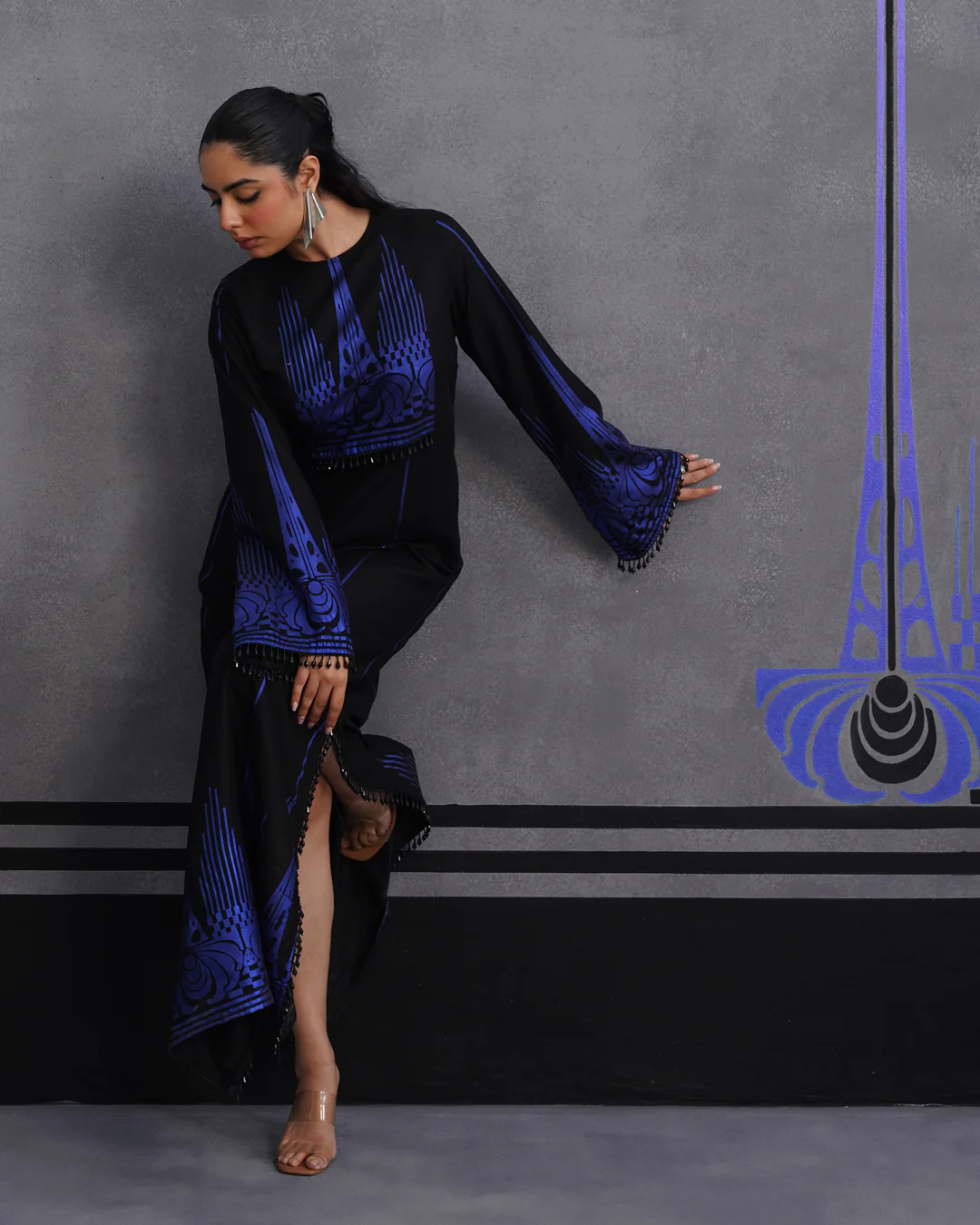 Blue Oshin kaftan - Image 6