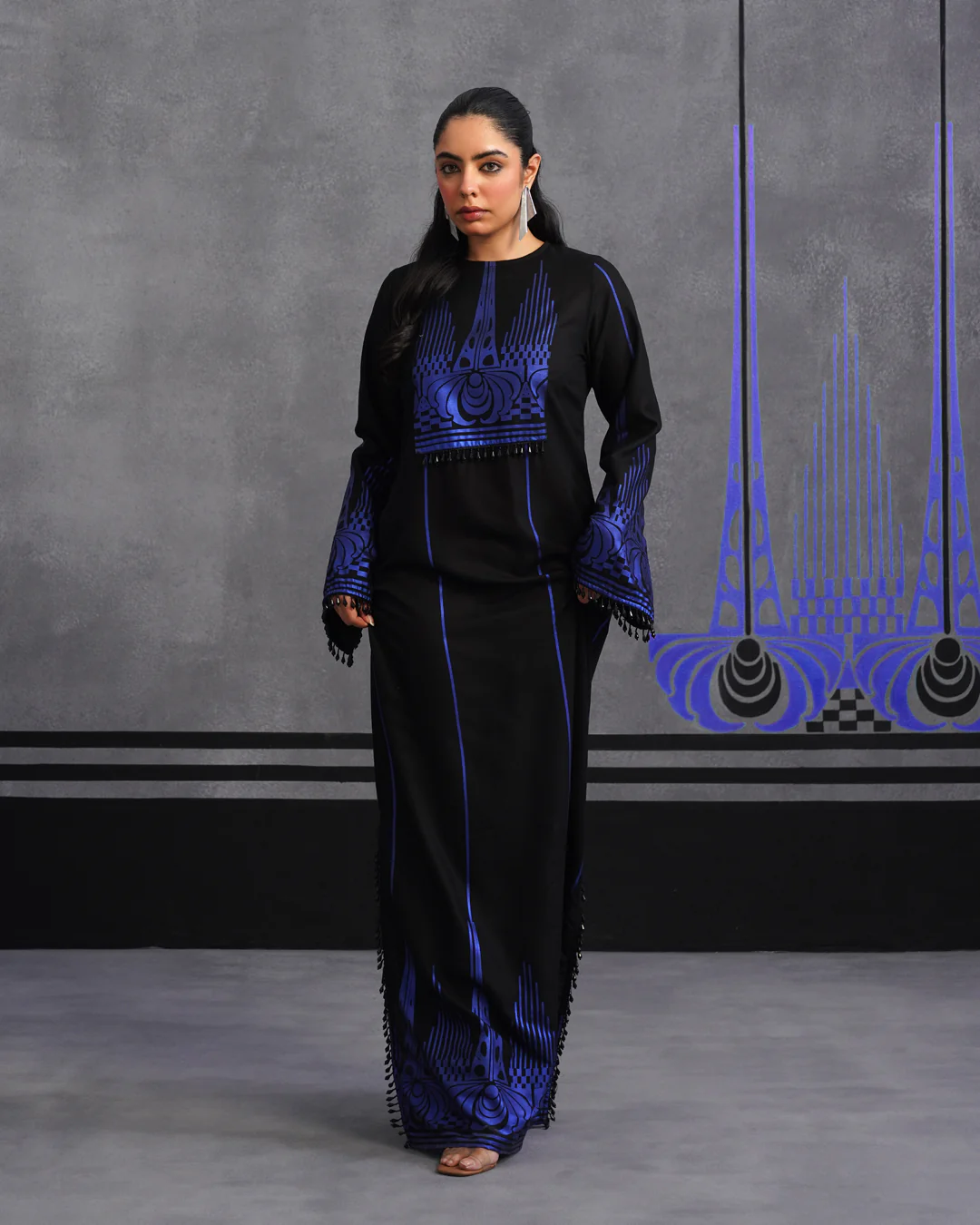 Blue Oshin kaftan - Image 7