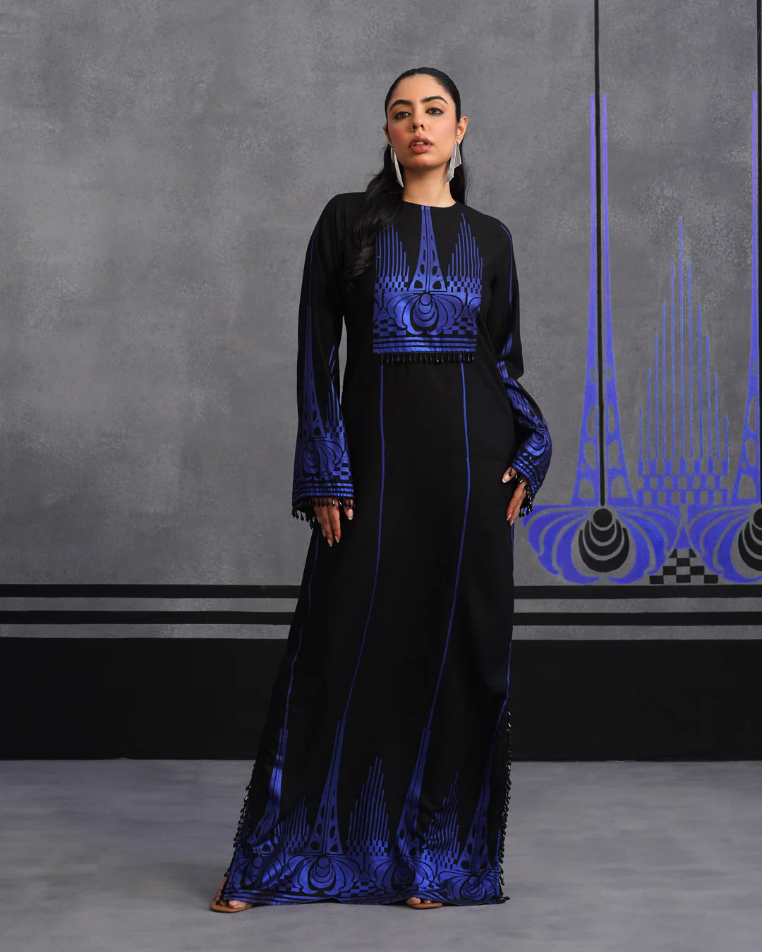 Blue Oshin kaftan - Image 8
