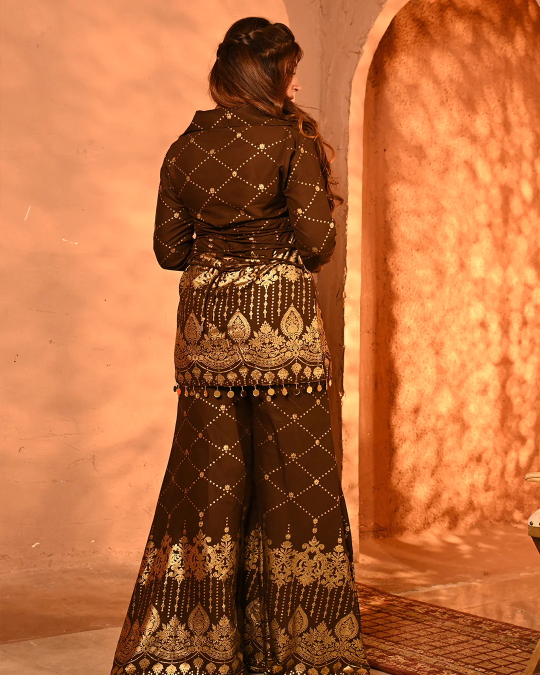 Brown Salma Blazer set - Image 3