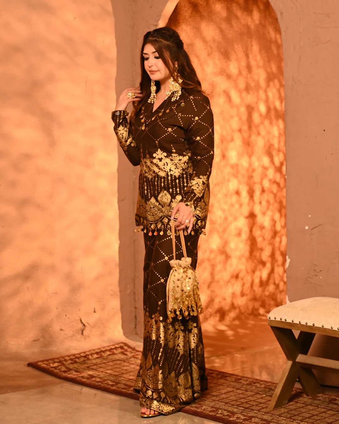 Brown Salma Blazer set - Image 5