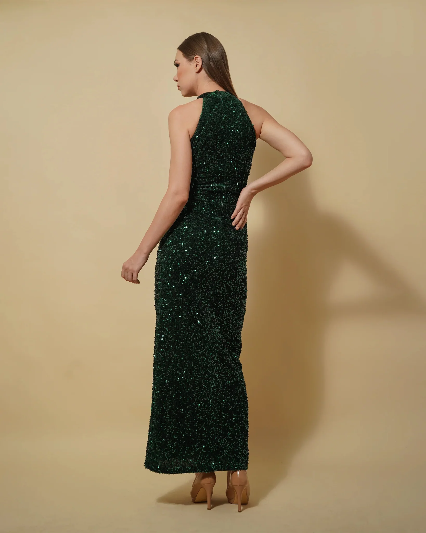 CHARLOTTE GOWN (EMERALD GREEN) - Image 5