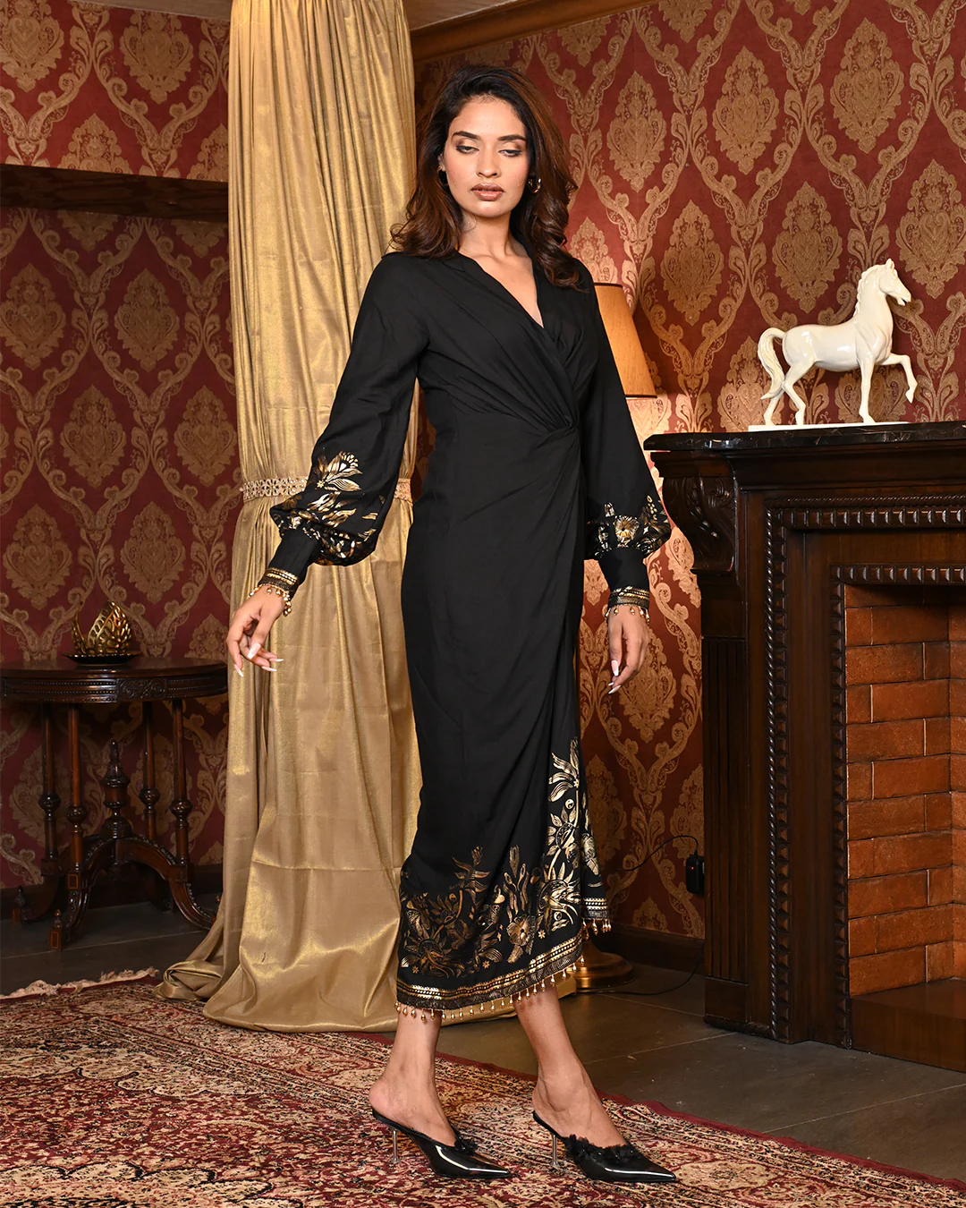 Foil Luxe shirt dress - Image 7