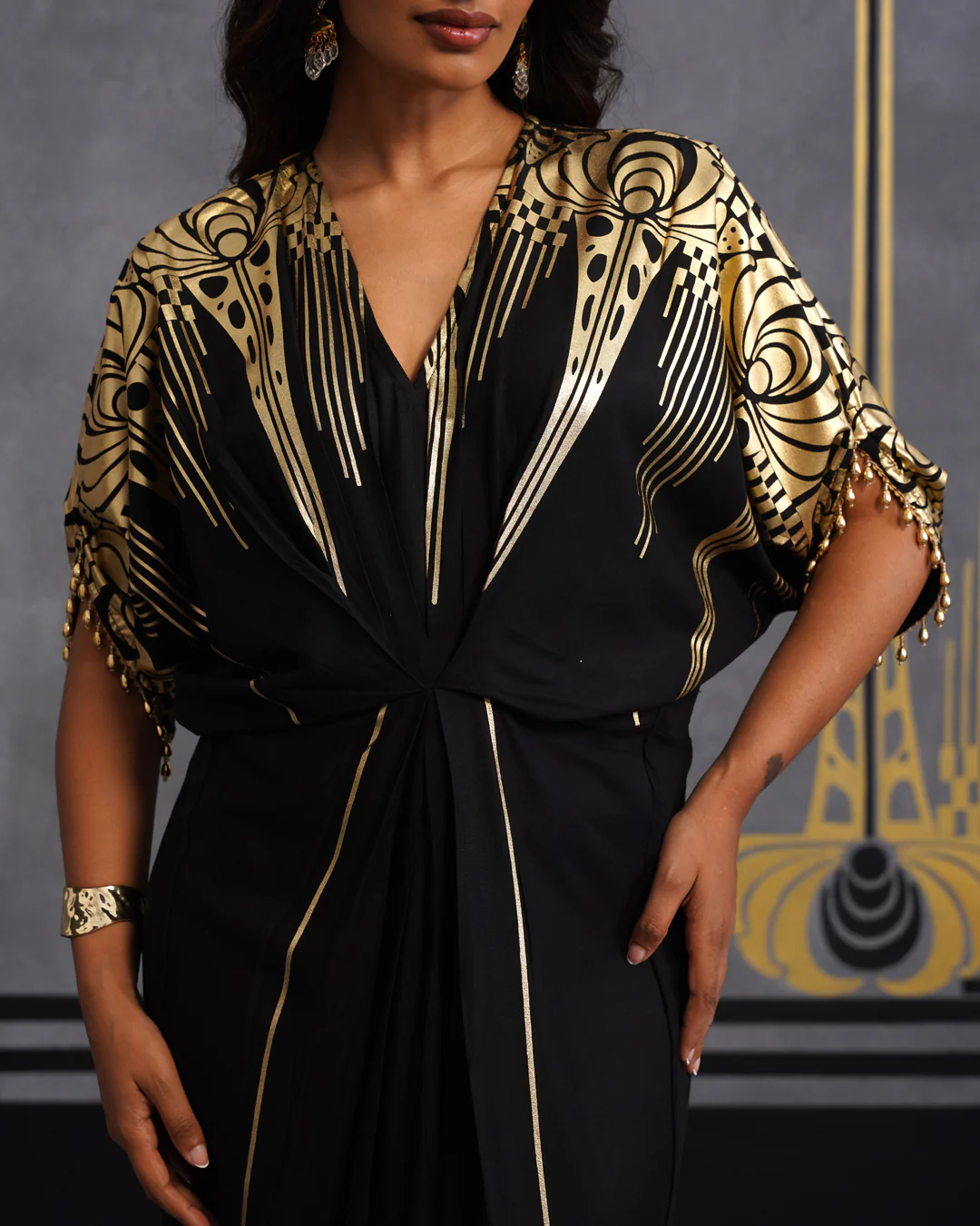 Gold Advika kaftan - Image 5
