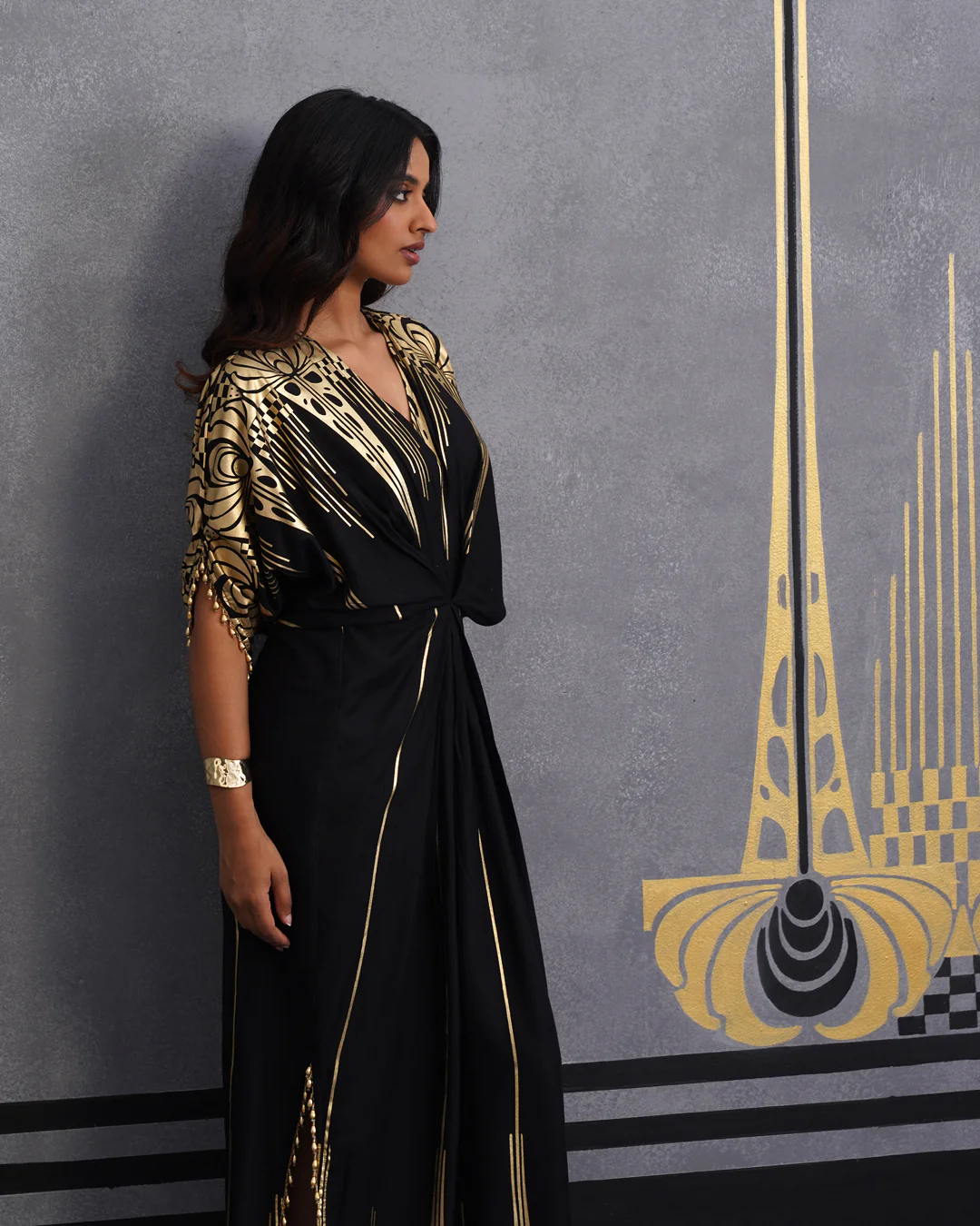 Gold Advika kaftan - Image 6