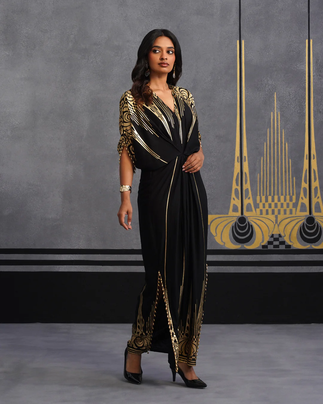Gold Advika kaftan - Image 7