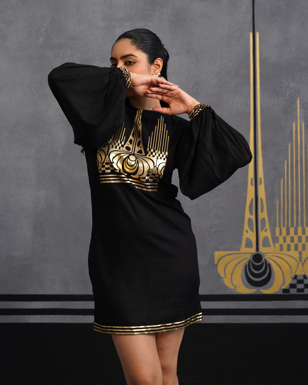 Gold Amaira Dress - Image 6