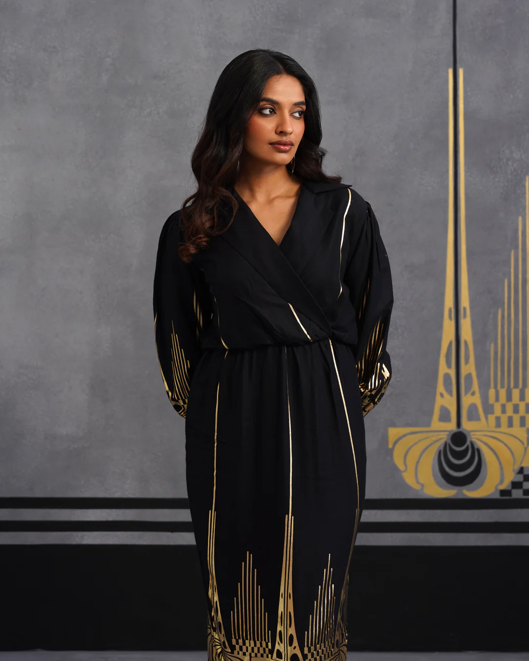 Gold tavishi dress - Image 8