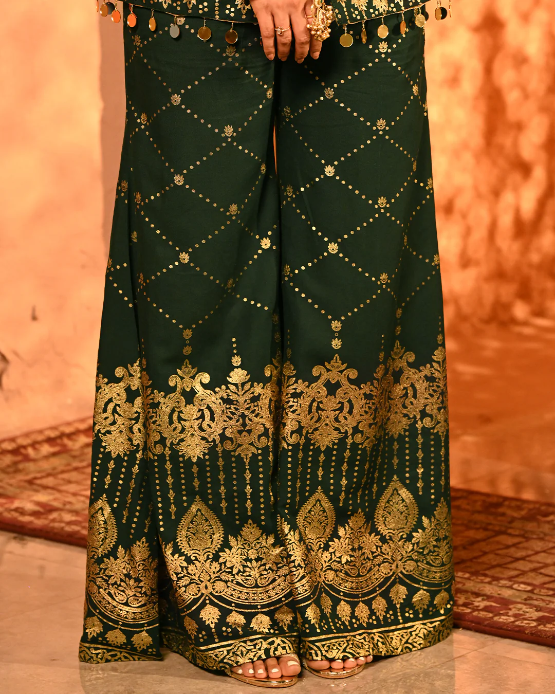 Green Salma Blazer set - Image 4