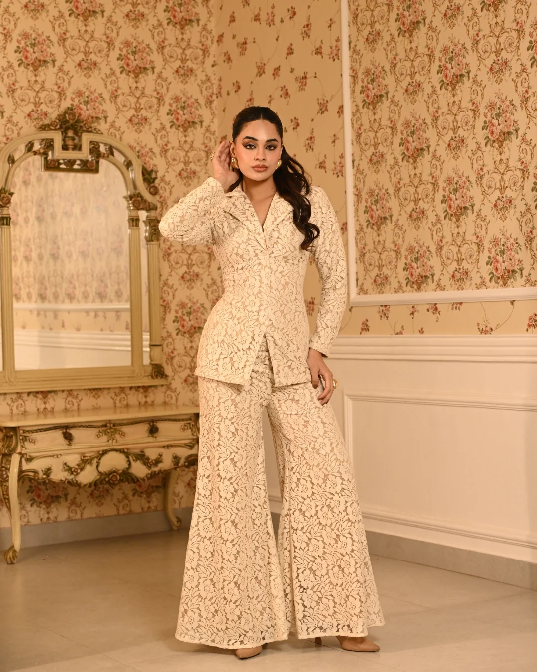 Ivory blazer set - Image 10