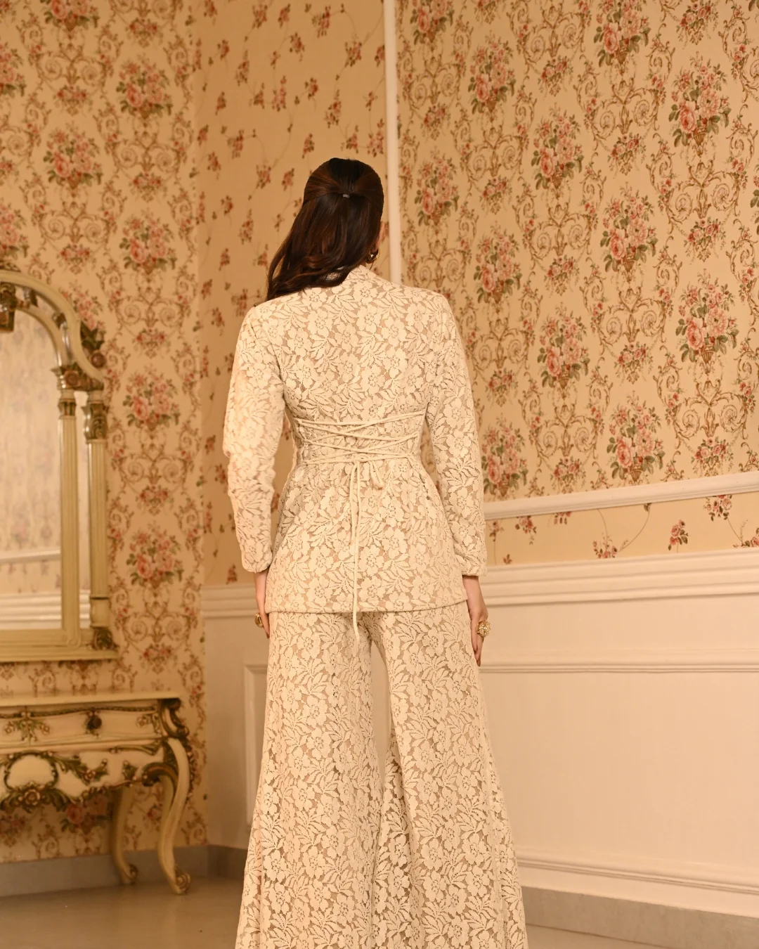 Ivory blazer set - Image 9