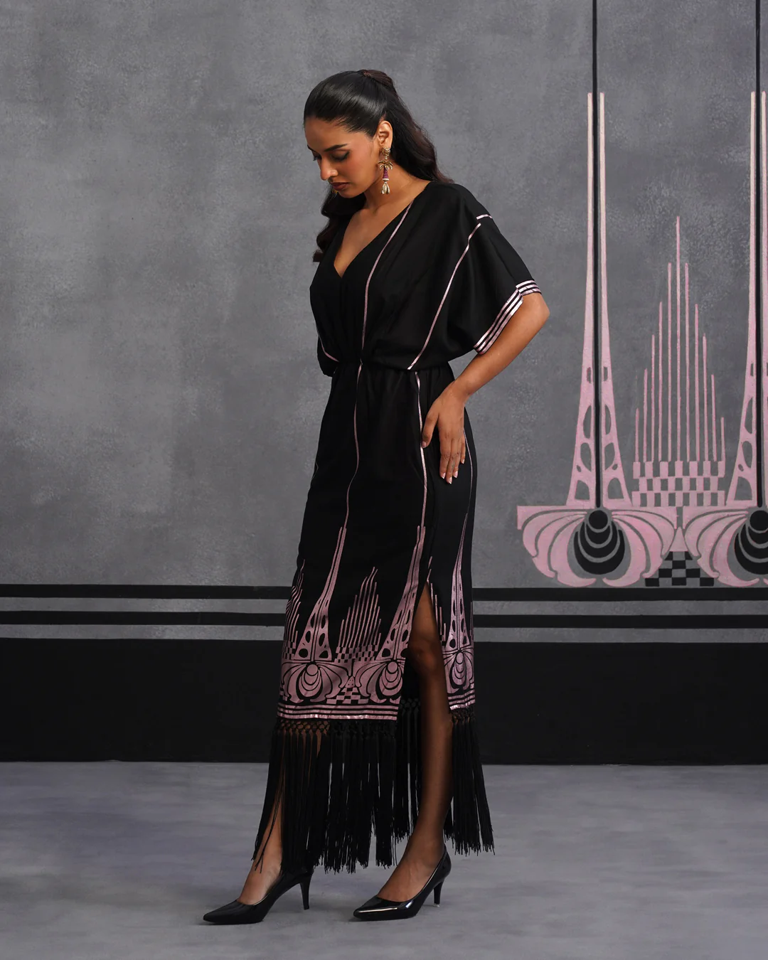 Pink kashni dress - Image 5