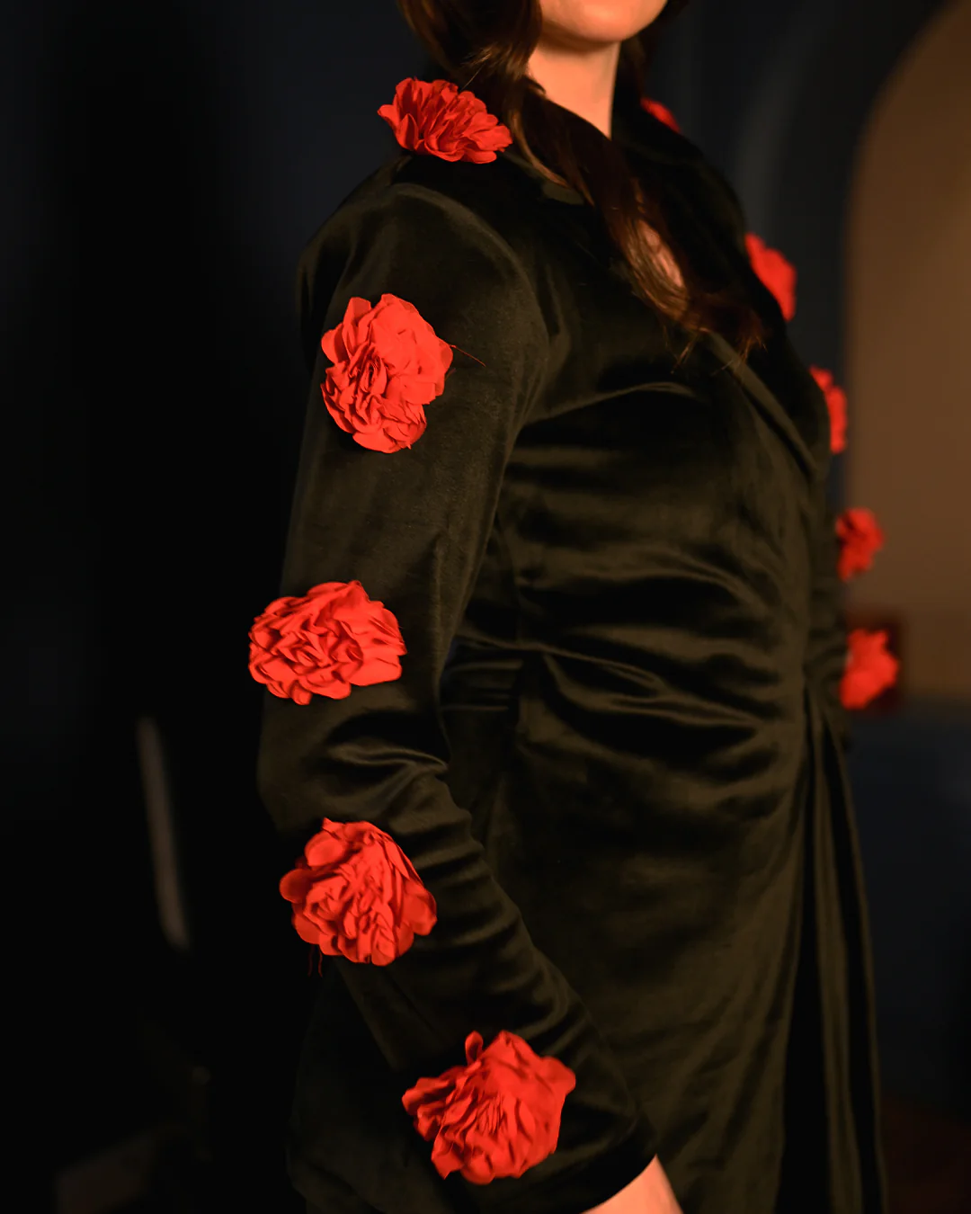 Red Rose Blazer Set - Image 2