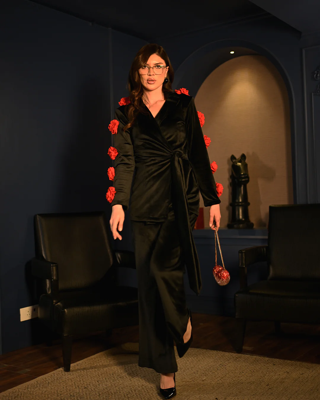 Red Rose Blazer Set - Image 6