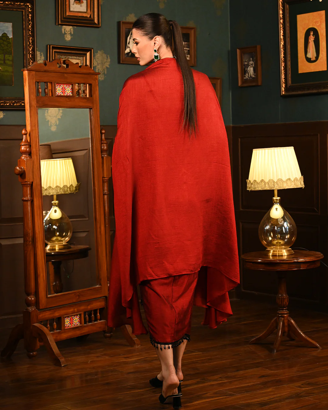 Red Shrug set - Image 11