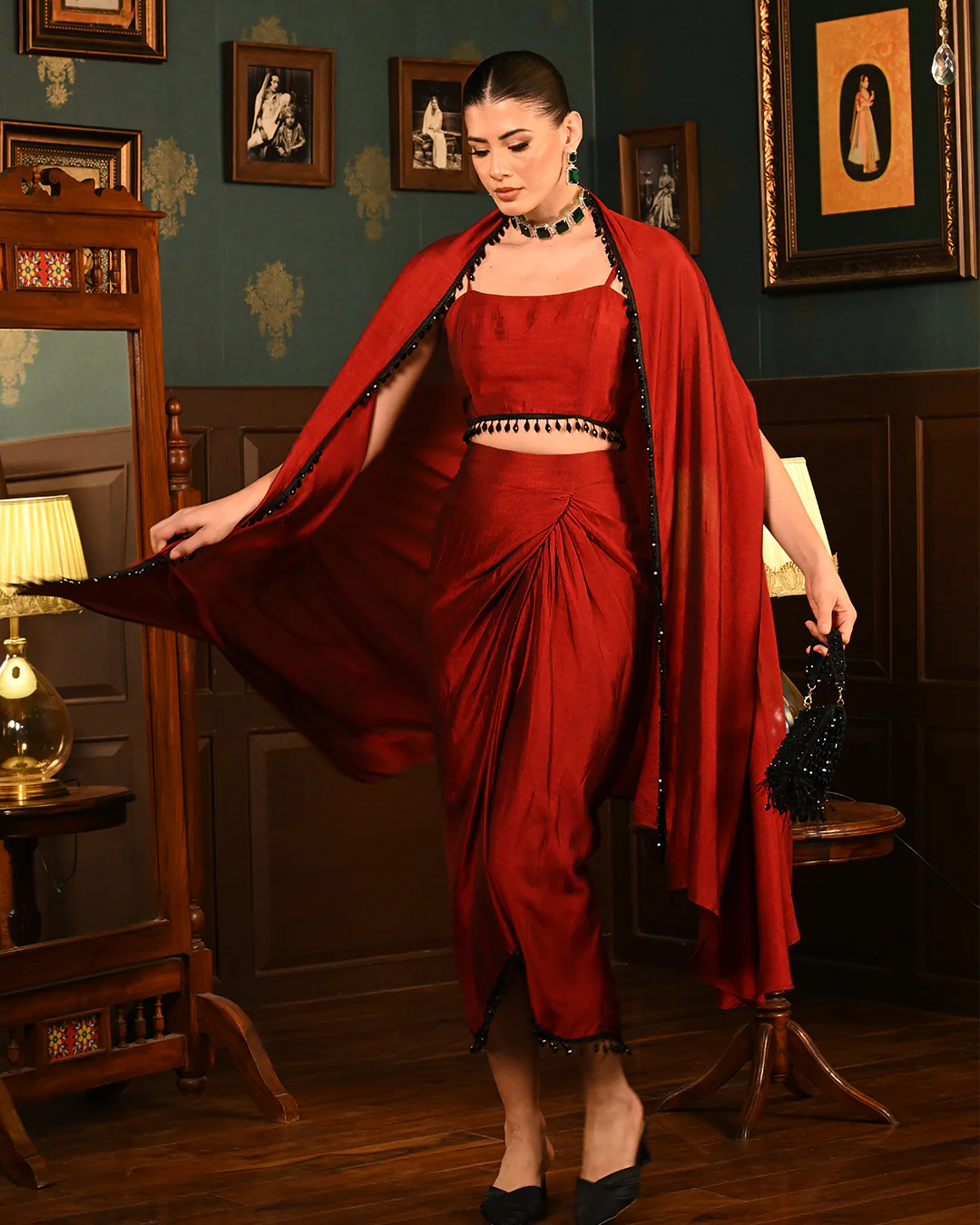 Red Shrug set - Image 6