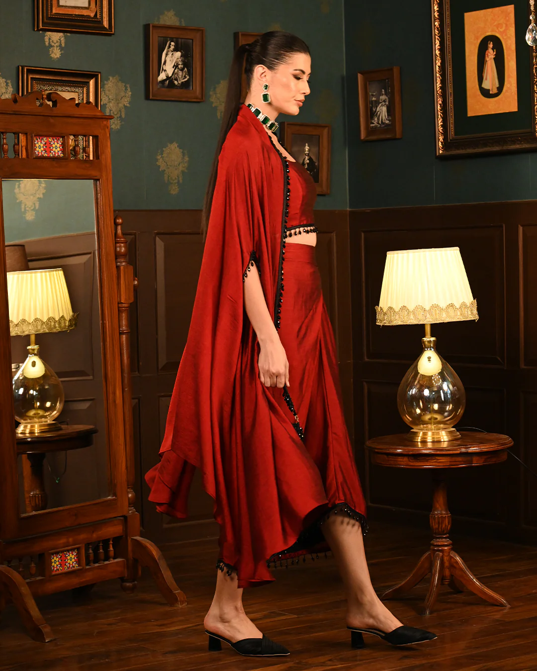 Red Shrug set - Image 7