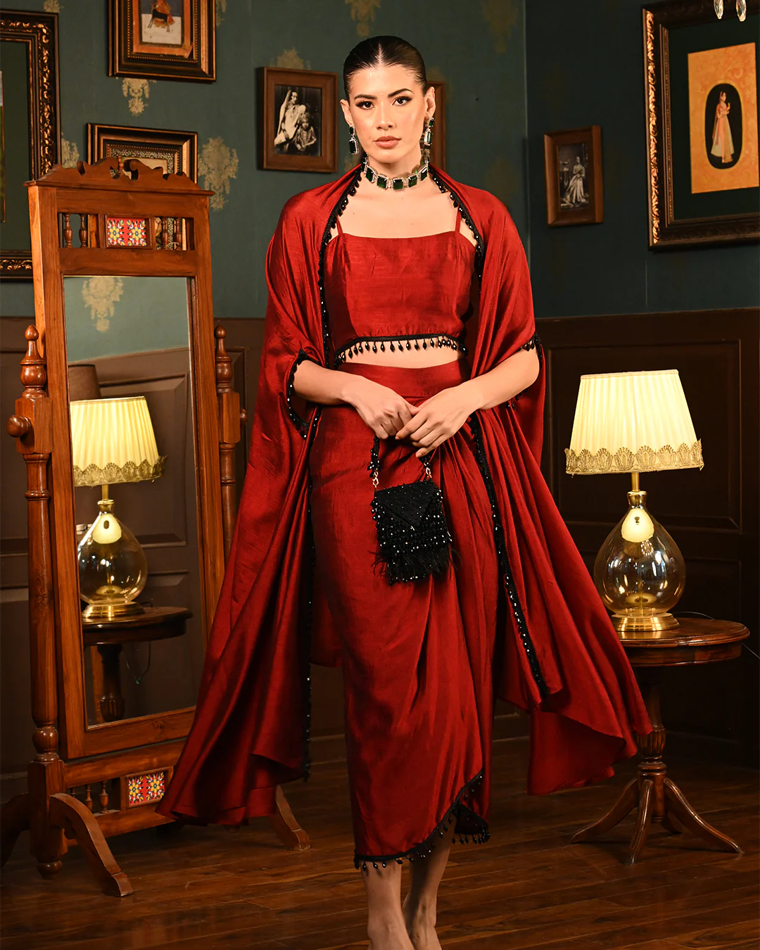 Red Shrug set - Image 9